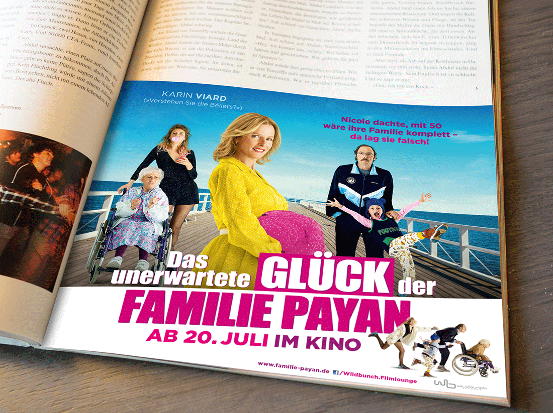 Das unerwartete Glück der Familie Payan Film Kinoplakat Wildbunch